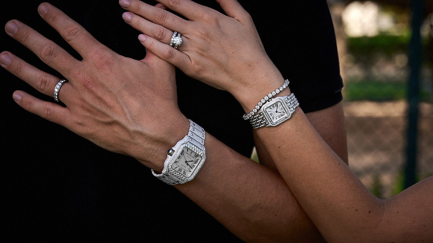 His and hers custom watches